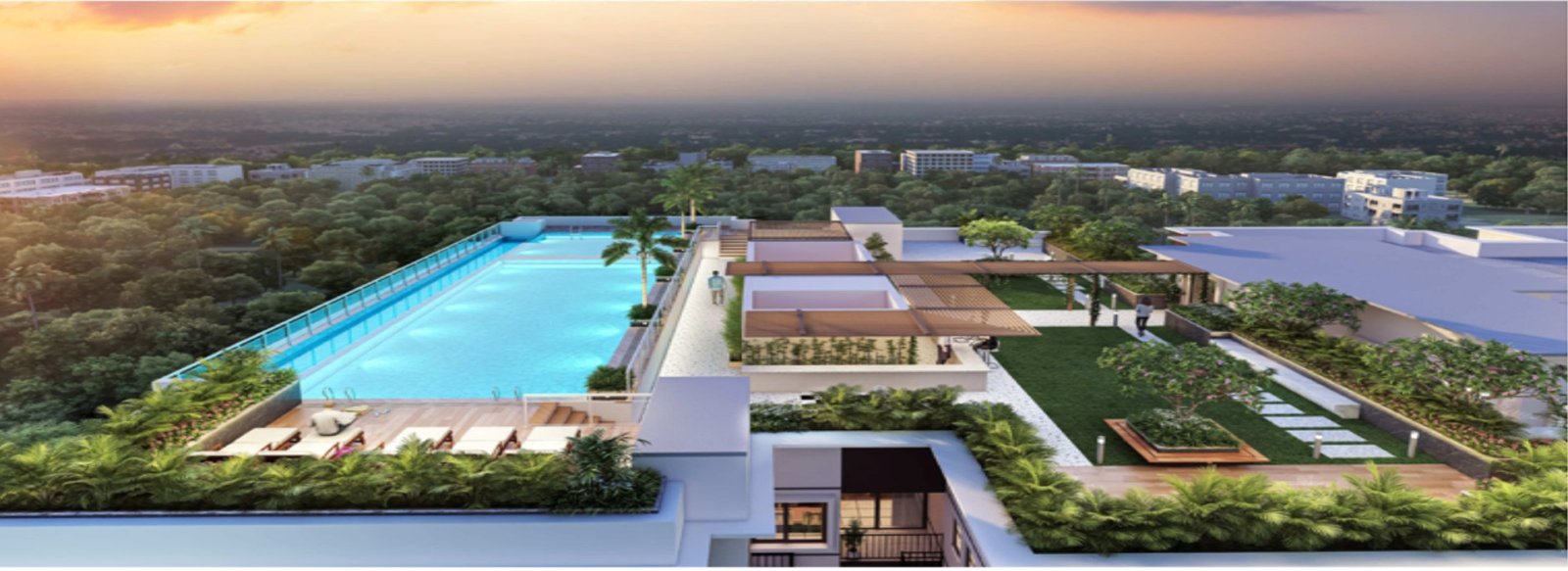 Terrace View,Roof top amenities 